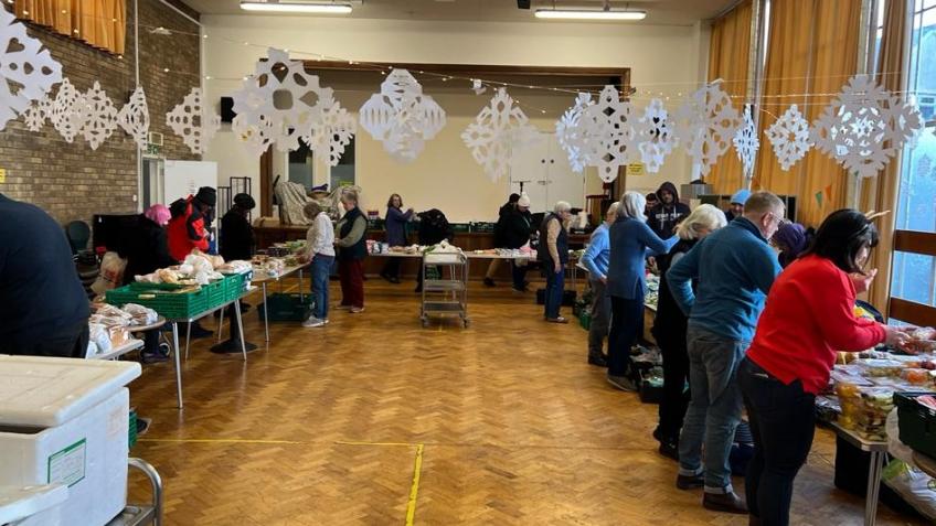 St Mark's free food market