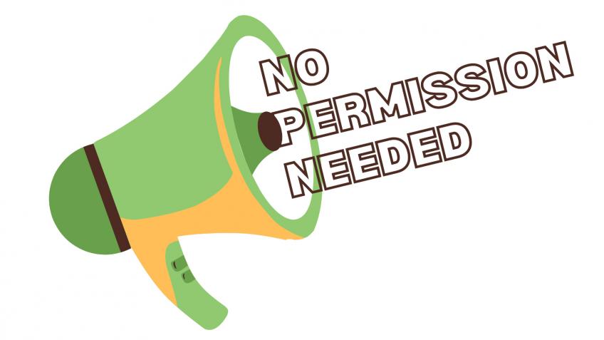No Permission Needed zine