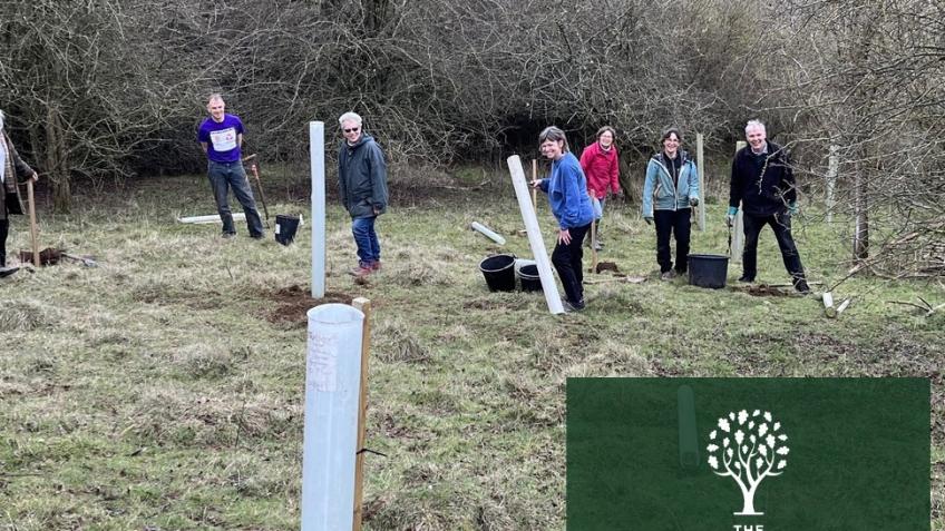 Funding for tree planting and signs for a walk