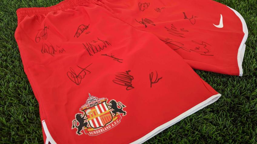 Win limited edition signed shorts