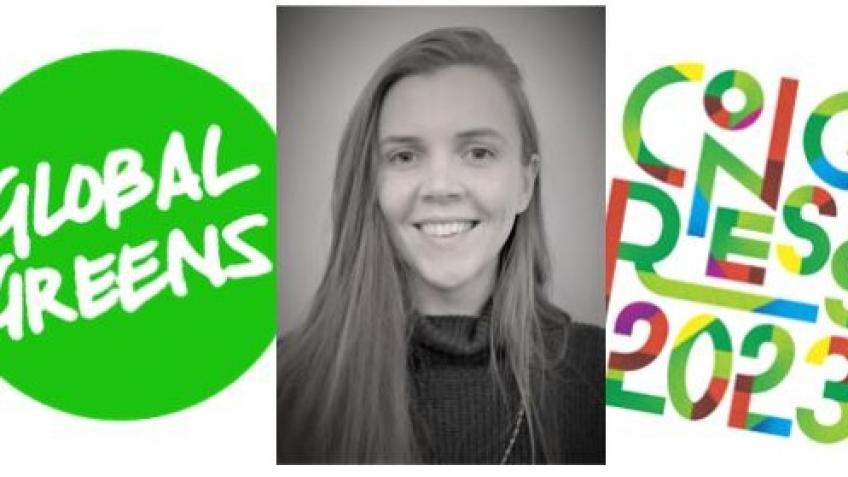 Green Party Delegate at Global Greens Congress