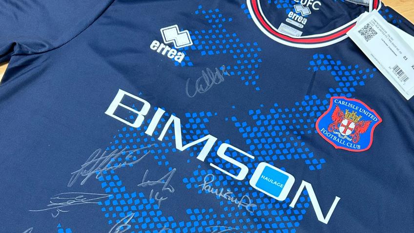 Signed Carlisle United Football Shirt Prize Draw