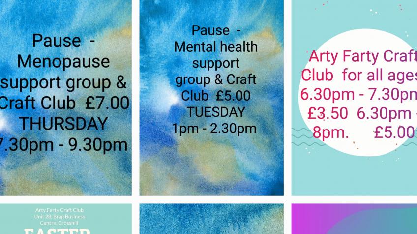 Arty Farty Craft Club & WellBeing