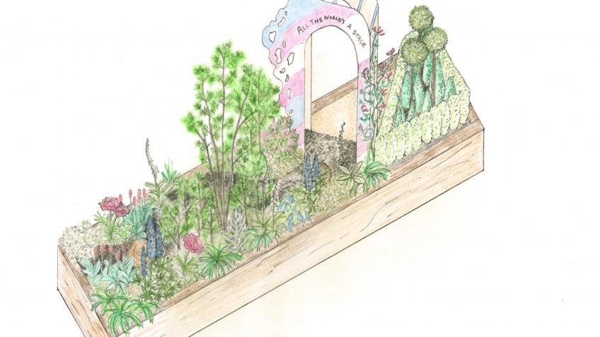 Help me to build my first ever mini show garden