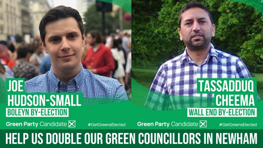 Double election: double Newham's Green councillors