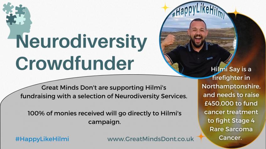 Neurodiversity Services to raise funds for Hilmi.