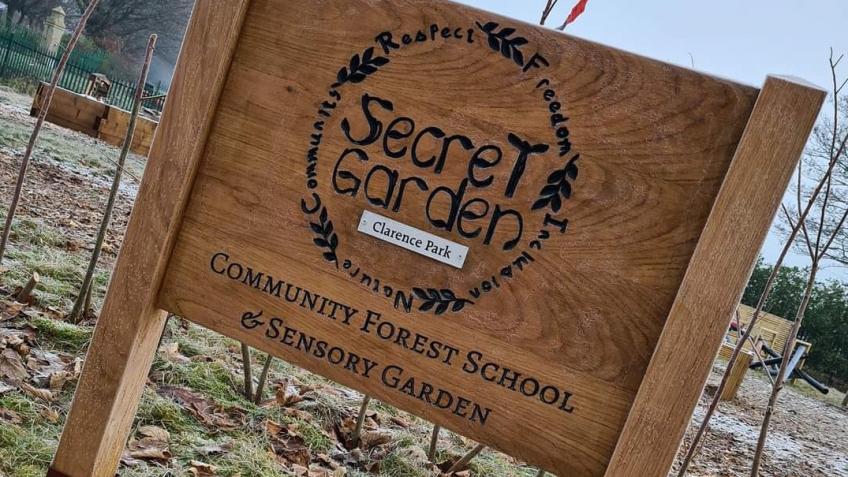 Secret Garden Accessible pathing