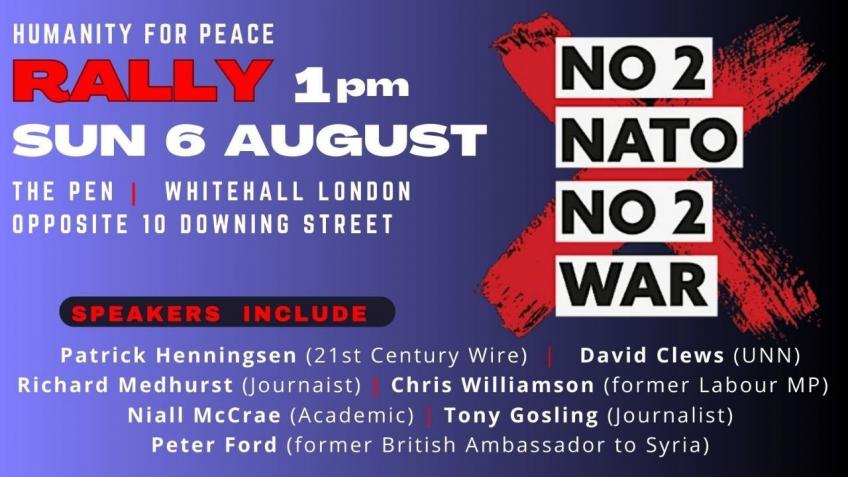 London demo against the War: No 2 Nato - No 2 War
