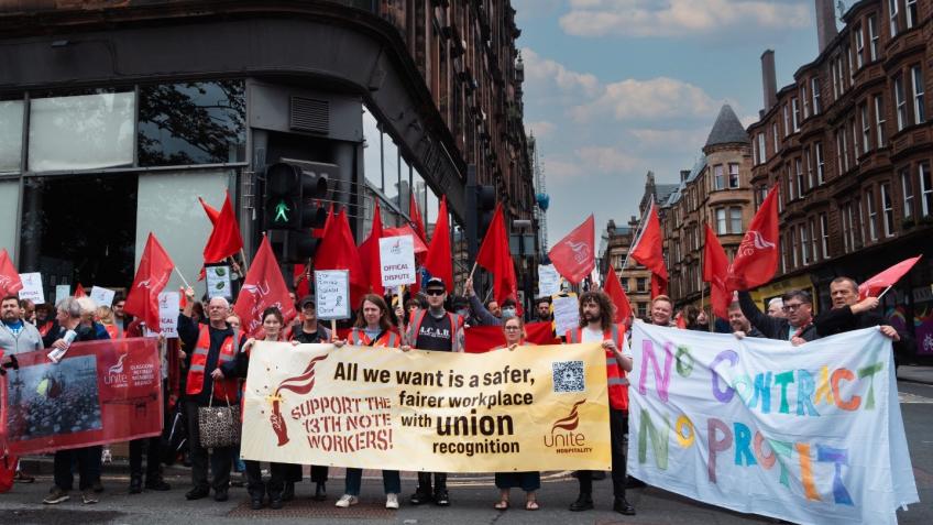 Support the 13th Note Workers!