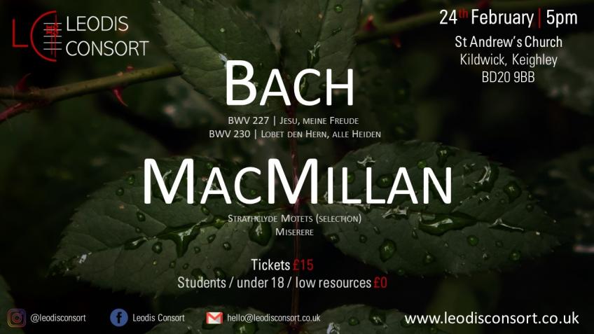 Bach & MacMillan concert