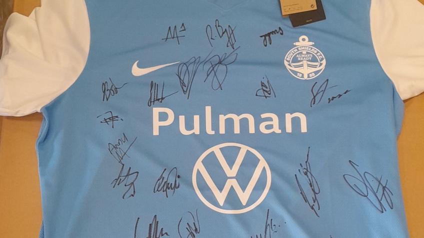 Journey,with love Signed South Shields shirt
