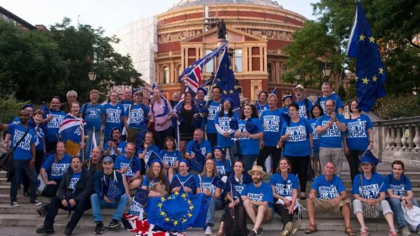 BBC Last Night Proms 2024 - EU Flags