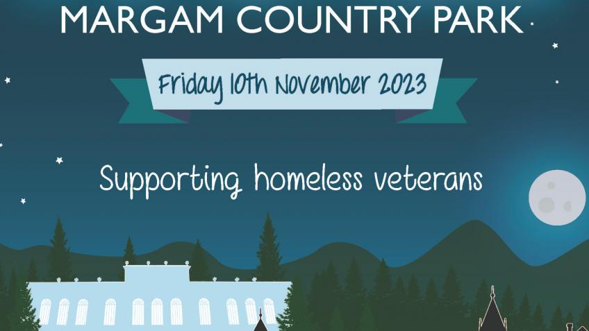 Sleep Out, Margam , Supporting Homeless  Veterans