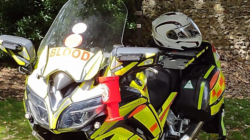Repair of bloodbike damaged by hit-and-run