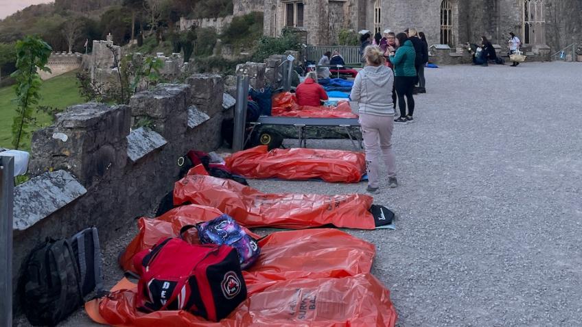 Robert is sleeping out for homeless veterans