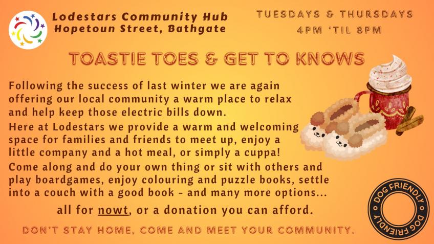 Toastie Toes And Get To Knows