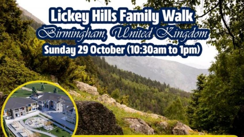 We are taking part in the Lickey Hills Family walk