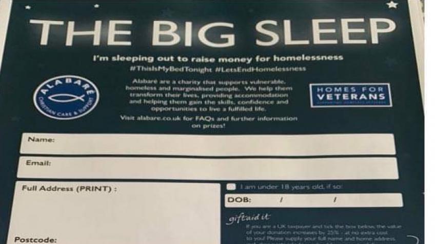 Zoes big sleep out