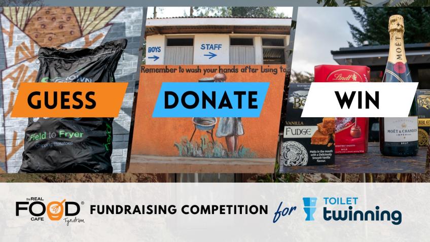 Donate to Toilet Twinning, take a guess and win!