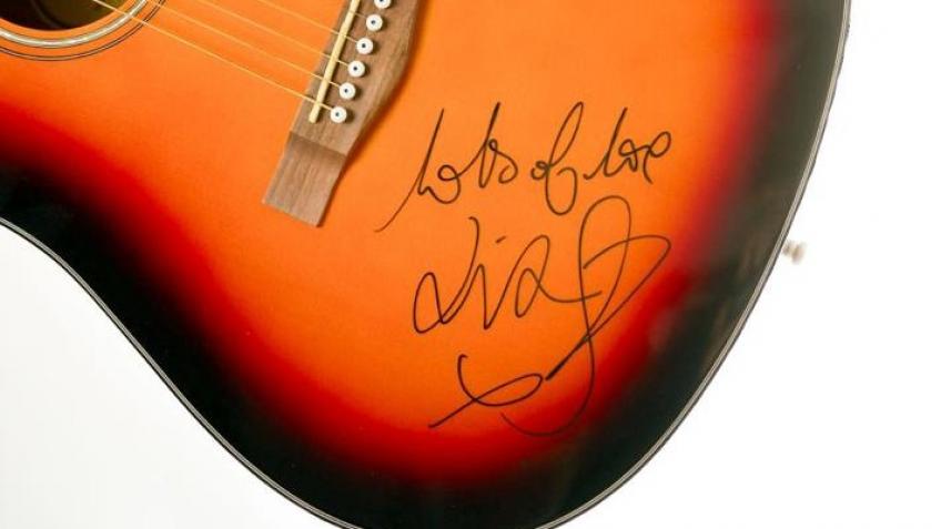 Fender Guitar Signed by Liam Fray of Courteeners