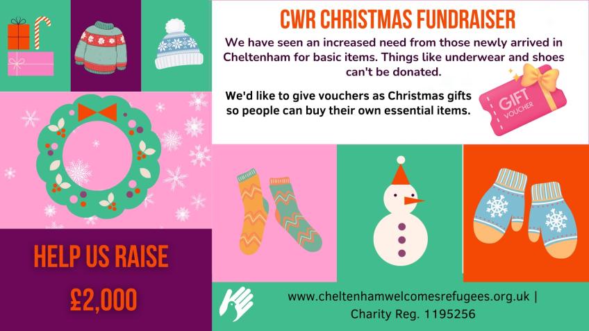 Cheltenham Welcomes Refugees Xmas Fundraiser 2024