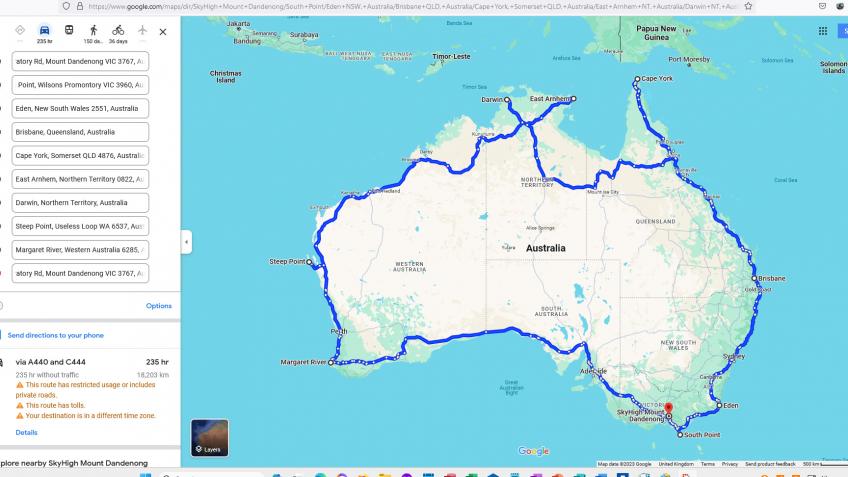 John Reed's bike ride around Australia
