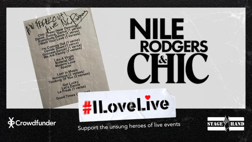 Win Nile Rodgers Signed Set List