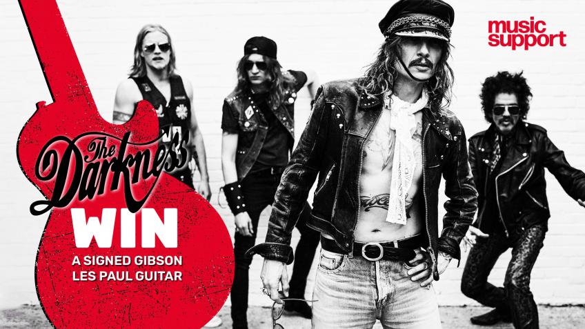 Win a Gibson Les Paul signed by The Darkness