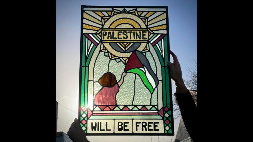 Art fundraiser for Palestinian children