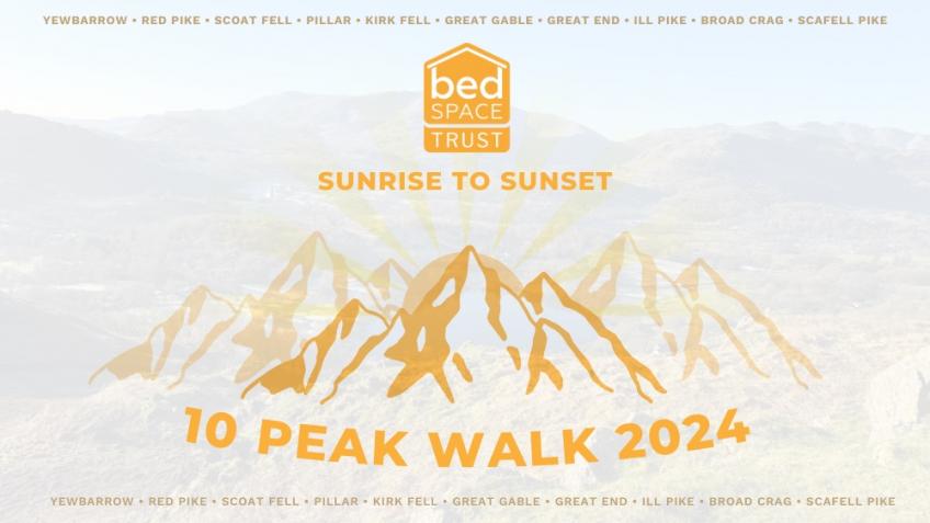 Bedspace Trust Sunrise to Sunset 10 Peak Challenge