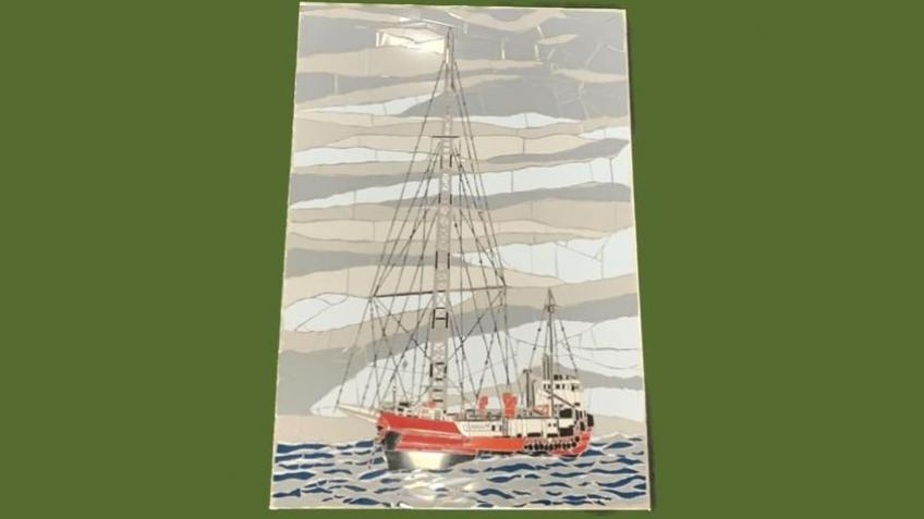 Pirate Radio Ship 'Mi Amigo' Mosaic