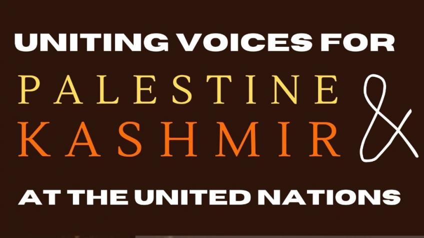 Uniting Voices for Palestine and Kashmir at the UN