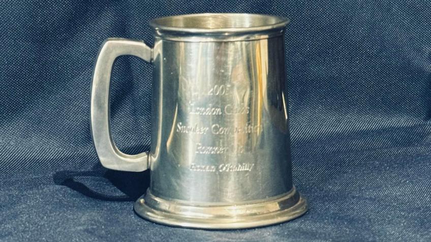 Tankard from Ronan O'Rahilly's private collection
