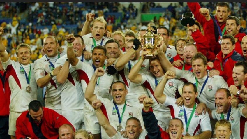 England rugby legends signed shirt