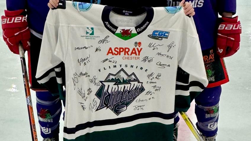 Flintshire Freeze Fully Signed McKinney Jersey