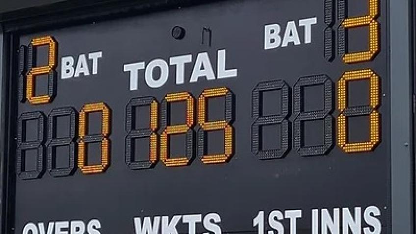 New Electronic Scoreboard