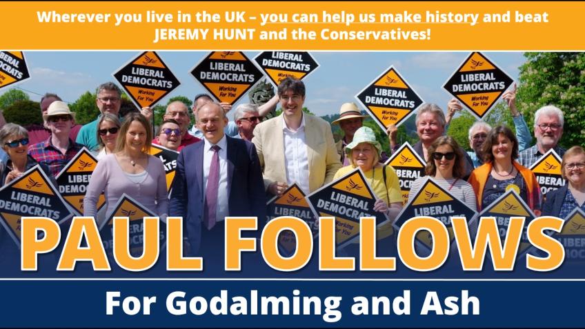 Paul Follows for Godalming & Ash - #HuntMoment