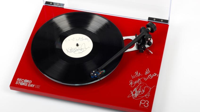 Exclusive Rega Turntable Signed by Kate Bush
