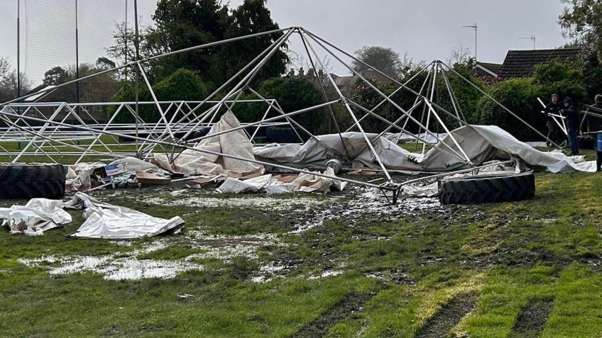 ERRFC Needs Your Help - Beer Tent Wrecked By Storm