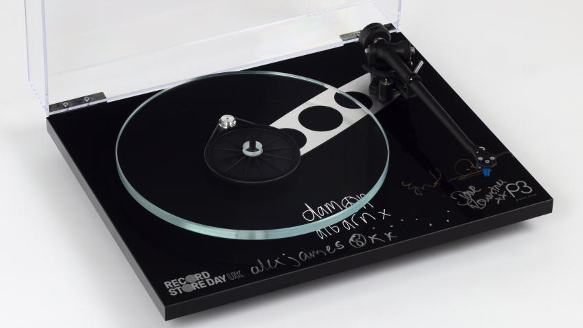 Exclusive Rega Turntable Signed by Blur