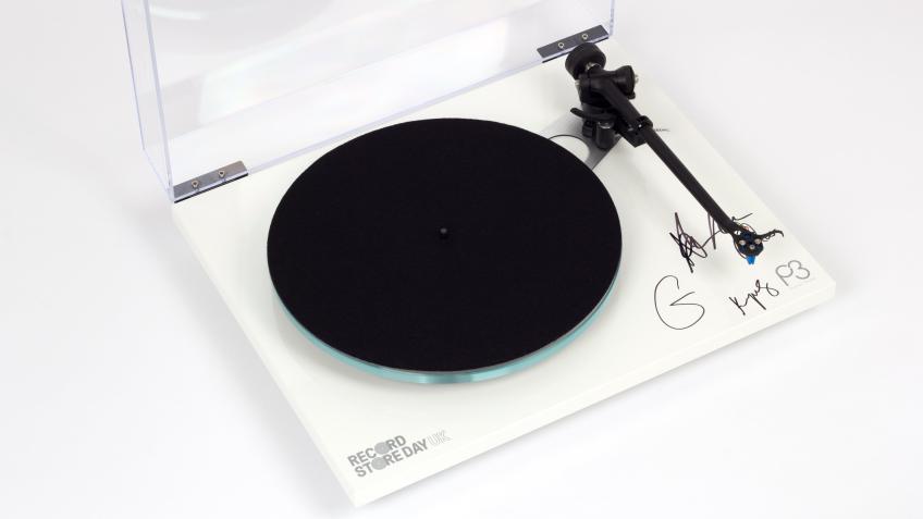 Exclusive Rega Turntable Signed by Young Fathers