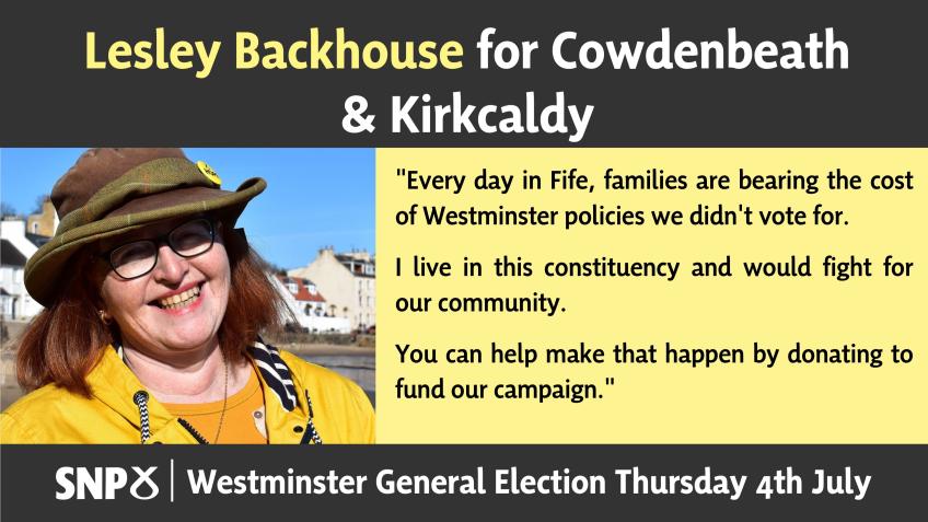 Lesley Backhouse - for Cowdenbeath and Kirkcaldy