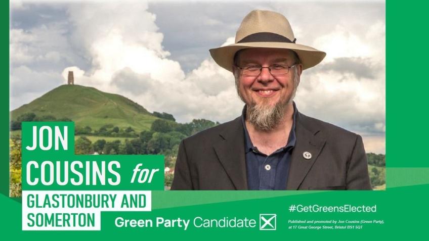 Jon Cousins for Glastonbury & Somerton’s Green MP