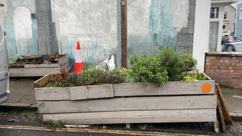Rebuilding our community pocket park
