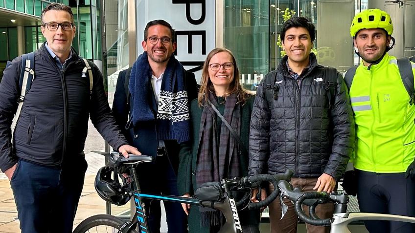 IA Team is cycling LON-AMS to change lives