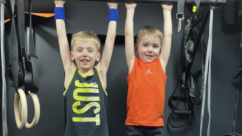 100 pull ups and 100 basketball hoops!