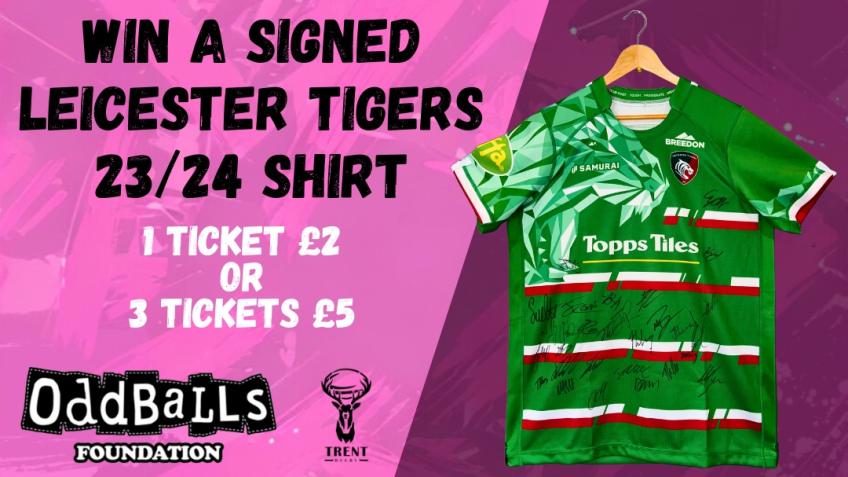 Win a Leicester Tigers Signed 23/24 Shirt