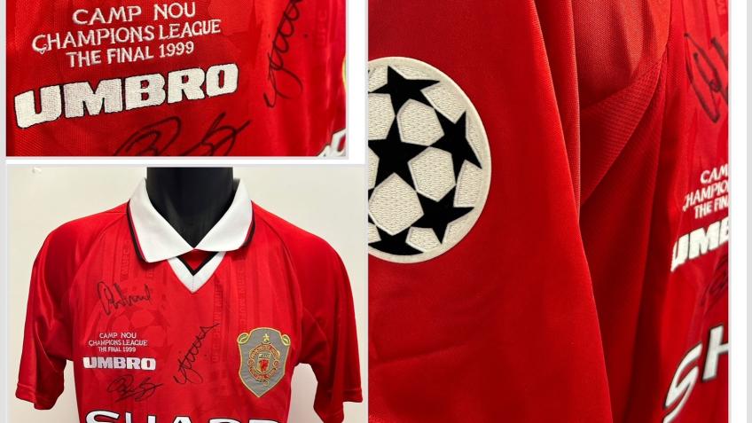 Signed Manchester United Replica Shirt, 1999