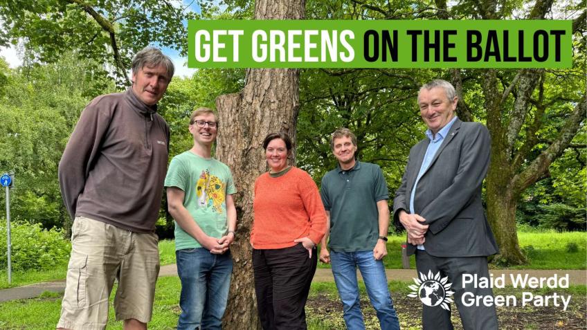 Greens on the ballot in Cardiff, Vale & Valleys