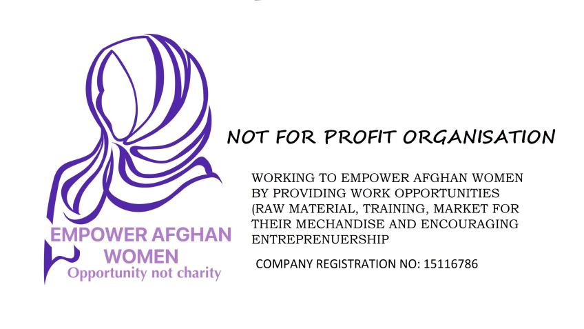 Empower Afghan Women, Creating opportunity 4 them